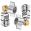 4Pièces Air Rapide Métal Argent Pour Usage Auto 3