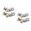 4Pièces Air Rapide Métal Argent Pour Usage Auto 6