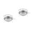 2Pièces Grill Bbq Pliable Acier Argent Usage Extérieur Compact 5