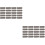 40Pièces Brosse Carbonée Argent Pour Sèche- 8