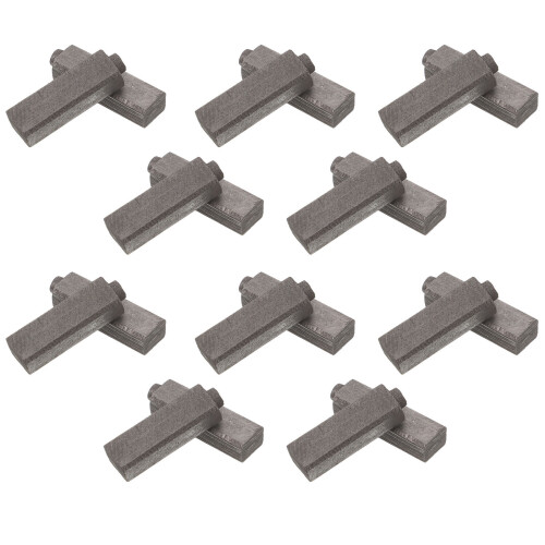 40Pièces Brosse Carbonée Argent Pour Sèche- 2