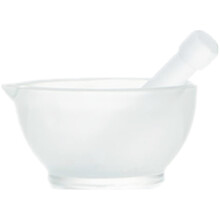 2Sets Premium Glass Household Pestle and Grinding Bowls for Kitchen