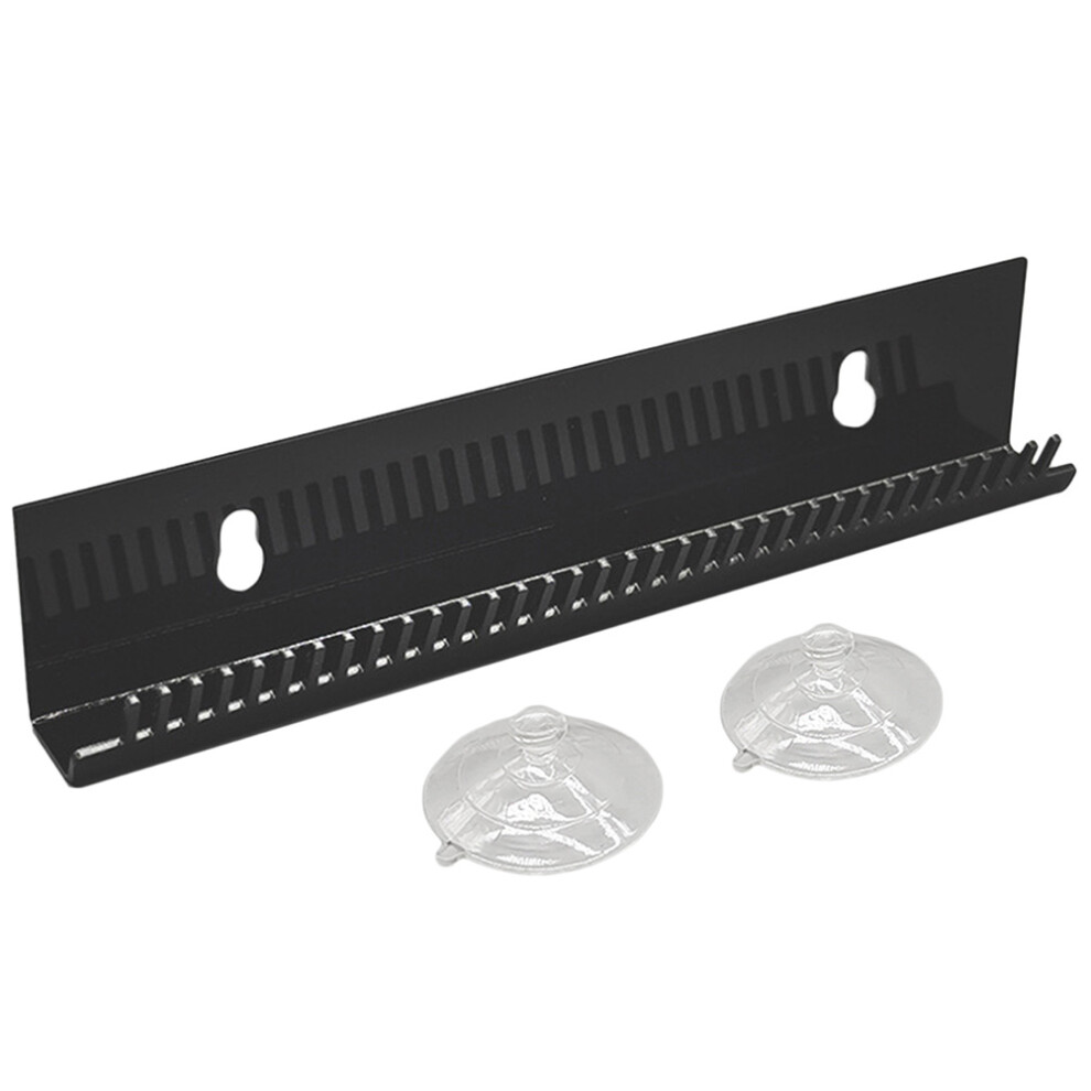 Iplusmile Unisex Black 5Pcs Salon Hair Extension Display Rack Wig Storage Holder