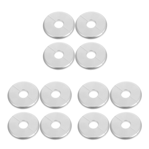 12Pièces Cache Orifice Argent ABS Polyvalents Résistants 2