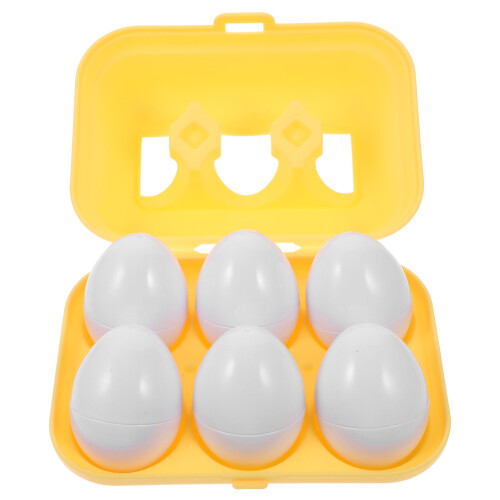 24Pcs Reusable Matching Eggs Toy for Kids Color and Shape Learning 1