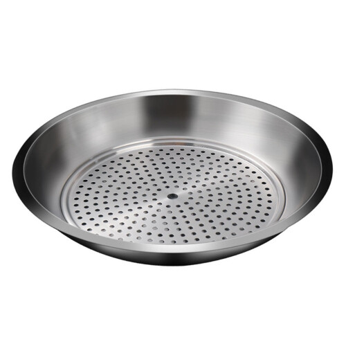 3Pcs Smooth Surface Stainless Steel Dumpling Plates Food Storage Dish