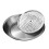 3Pcs Smooth Surface Stainless Steel Dumpling Plates Food Storage Dish 10
