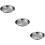 3Pcs Smooth Surface Stainless Steel Dumpling Plates Food Storage Dish 9