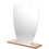 4Pcs Irregular Frameless Desk Mirrors with Stand Multi Color for Home 1