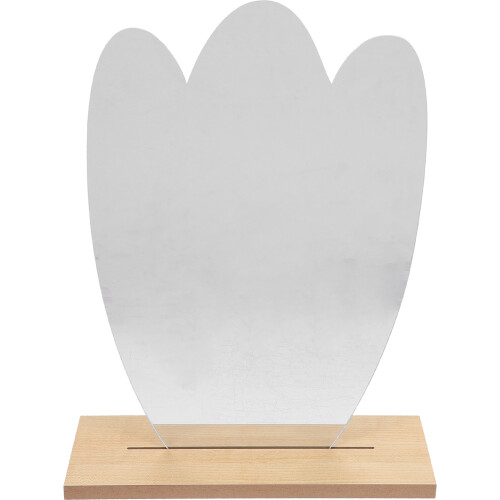 4Pcs Irregular Frameless Desk Mirrors with Stand Multi Color for Home 1