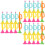 30Pcs Assorted Horn Toys Solid Durable Musical Toys 8