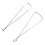 6Pcs Precision Pottery Tools Silver Stainless Steel Kit 2