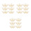 600Pcs Plastic Vine Clips for Garden Use Assorted Colors 8