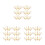 600Pcs Plastic Vine Clips for Garden Use Assorted Colors 6