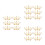 600Pcs Plastic Vine Clips for Garden Use Assorted Colors 4