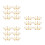 600Pcs Plastic Vine Clips for Garden Use Assorted Colors 7
