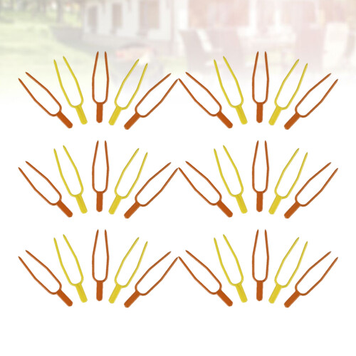 600Pcs Plastic Vine Clips for Garden Use Assorted Colors 1