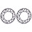 2Pcs Professional Black Bike Single Chain Ring 130Mm Bcd Accessories 2
