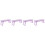 4Pcs Durable Purple Nail Art Hand Rest Cushion ABS Foldable Design 6