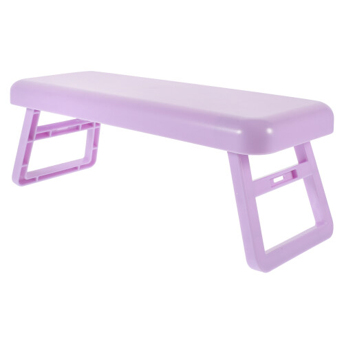 4Pcs Durable Purple Nail Art Hand Rest Cushion ABS Foldable Design 1