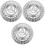 3Pcs Stainless Steel Rain Gutter Guards Silver Outdoor Leaf Screens 10