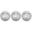 3Pcs Stainless Steel Rain Gutter Guards Silver Outdoor Leaf Screens 9