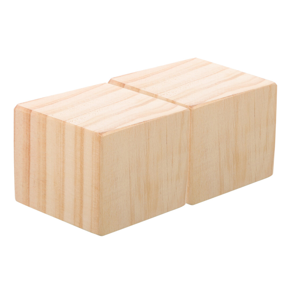 10Pcs Khaki Wood Desk And Bed Risers Furniture Lifts 3601565782133