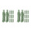 40Pcs Spawning Mop Floating Aquarium Breeding Tool for Tank 10