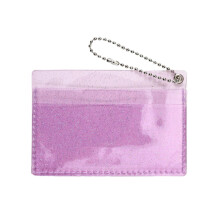Klare Handtasche Damen Umhängetasche Transparente Geldbörse-Lila