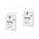 2Pcs Wall Mount Iron Mailbox Beige Vintage Post Box for Home 6