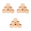 18Pcs Rustic Wooden Easter Egg Holders DIY Craft Natural Egg Display 9