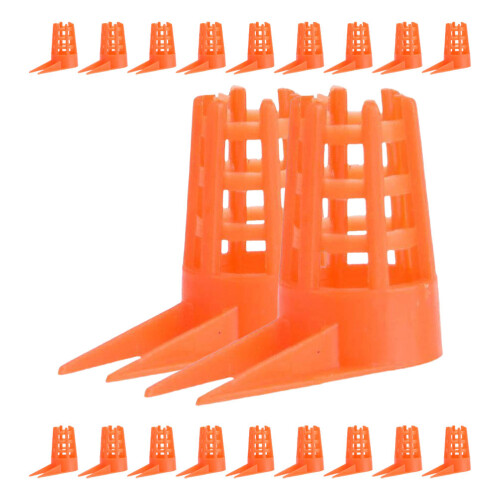 200Pcs Red Plastic Bee Catcher Queen Cage Beekeeping Equipment