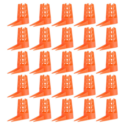 200Pcs Red Plastic Bee Catcher Queen Cage Beekeeping Equipment 2