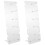2Pcs Clear Acrylic Eyeglass Stand Multi-Layer Sunglasses Display Rack 4