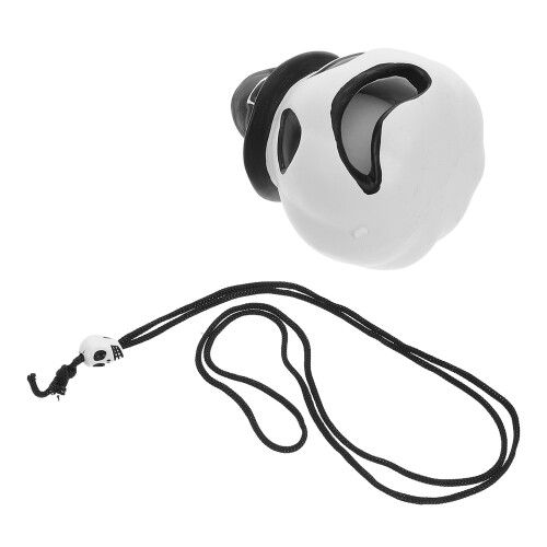 3Pcs White Ceramic Halloween Whistles Featuring Unique Aztaka Design 1