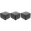 3Pcs PU Single Watch Storage Case Organizer Display Box Black 4