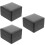 3Pcs PU Single Watch Storage Case Organizer Display Box Black 7