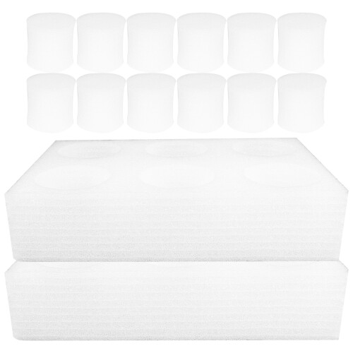 4Pcs White Coffee Cup Carrier Tray Durable Beverage Takeout Cup Holder 2