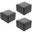 3Pcs PU Single Watch Storage Case Organizer Display Box Black 6