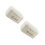 2Pcs Beige Iron Bread Box Kitchen Countertop Bread Storage 10