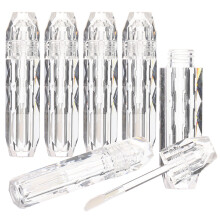 12Pcs Clear Lip Balm and Lip Gloss Tubes with Wand Perfect for Carry