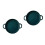 2Pcs Green Ceramic Baking Pans Smooth Surface for Kitchen Use 8