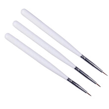 9Pcs White Dotting Painting Pen Nail Art Brush Tools Durable and Soft