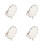 4Pcs White Density Board Sublimation Photo Frame Blanks for DIY Decor 7