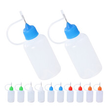 100Pcs Reusable Pe Glue Bottle Compact Applicator for Precise Storage