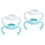 4Pcs Assorted Silicone Baby Bottle Handles Soft Feeding Bottle Holders 5