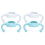 4Pcs Assorted Silicone Baby Bottle Handles Soft Feeding Bottle Holders 3