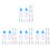100Pcs Reusable Pe Glue Bottle Compact Applicator for Precise Storage 4