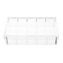 4Pz Box Incubazione Acrilico Trasparente Con Coperchio Per Laboratorio