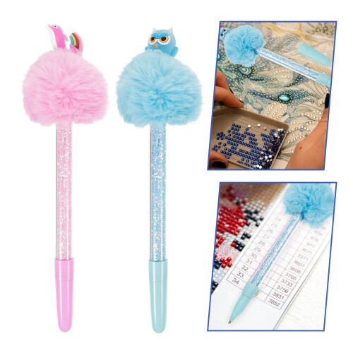 10Pcs Nail Art Diamond Drilling Pens Plastic Assorted 2